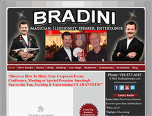 Tablet Screenshot of bradini.com